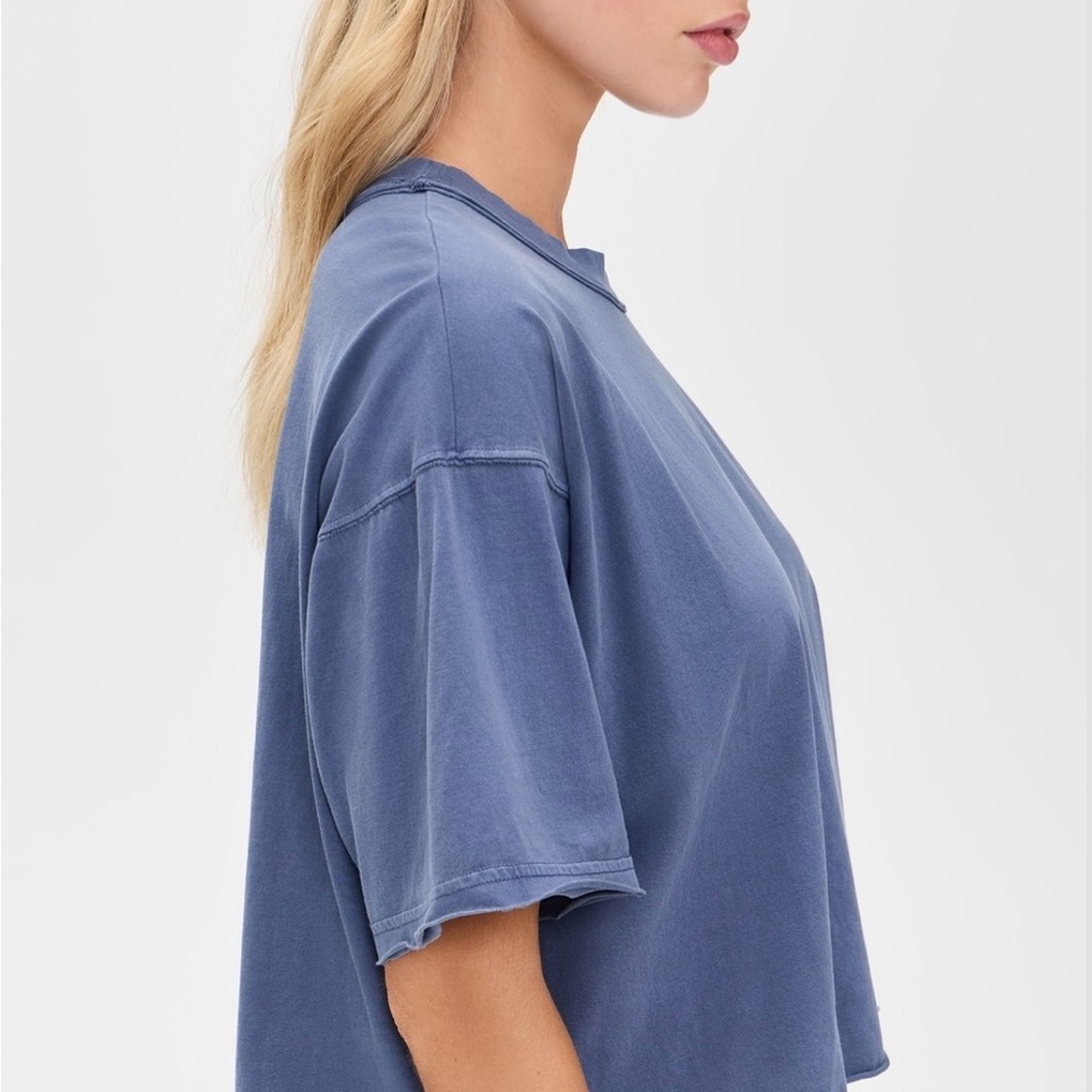 FP Movement by Free People inspire boxy Short Sleeve Tee in indigo - Picture 4 of 12